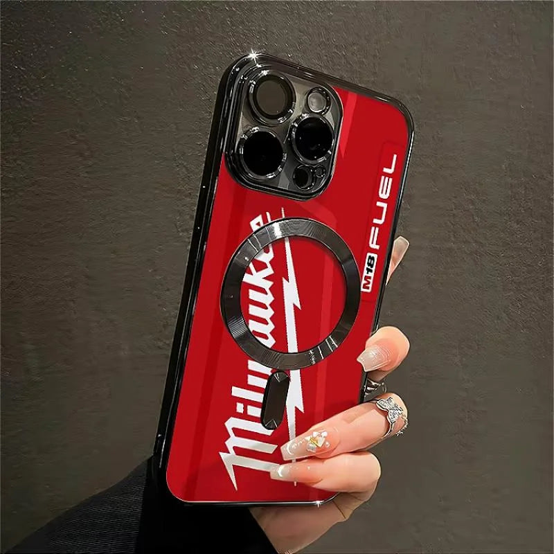 Multi-Color Magnetic Milwaukee Mobile Phone Case for Iphone 16 15 14 13 12 11 Pro Max plus Luxury Shockproof Protection Cellphone Cover