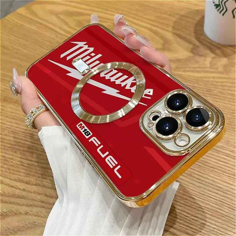 Multi-Color Magnetic Milwaukee Mobile Phone Case for Iphone 16 15 14 13 12 11 Pro Max plus Luxury Shockproof Protection Cellphone Cover