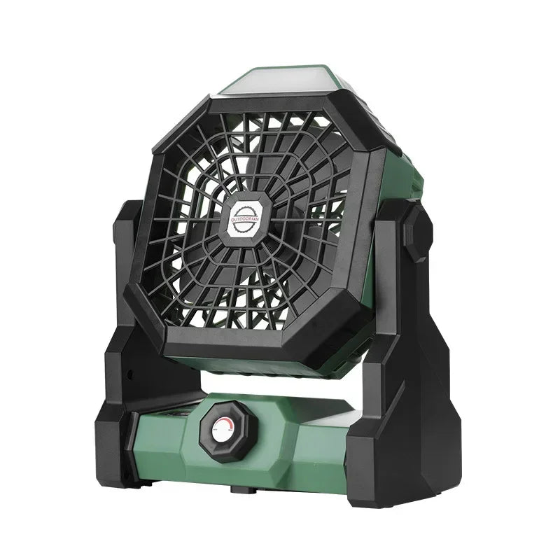 Camping Fan for Tent Fan Rechargeable Fan Portable Fan Battery Powered Fan 7800Mah for Desk Fan with LED Lantern Fan