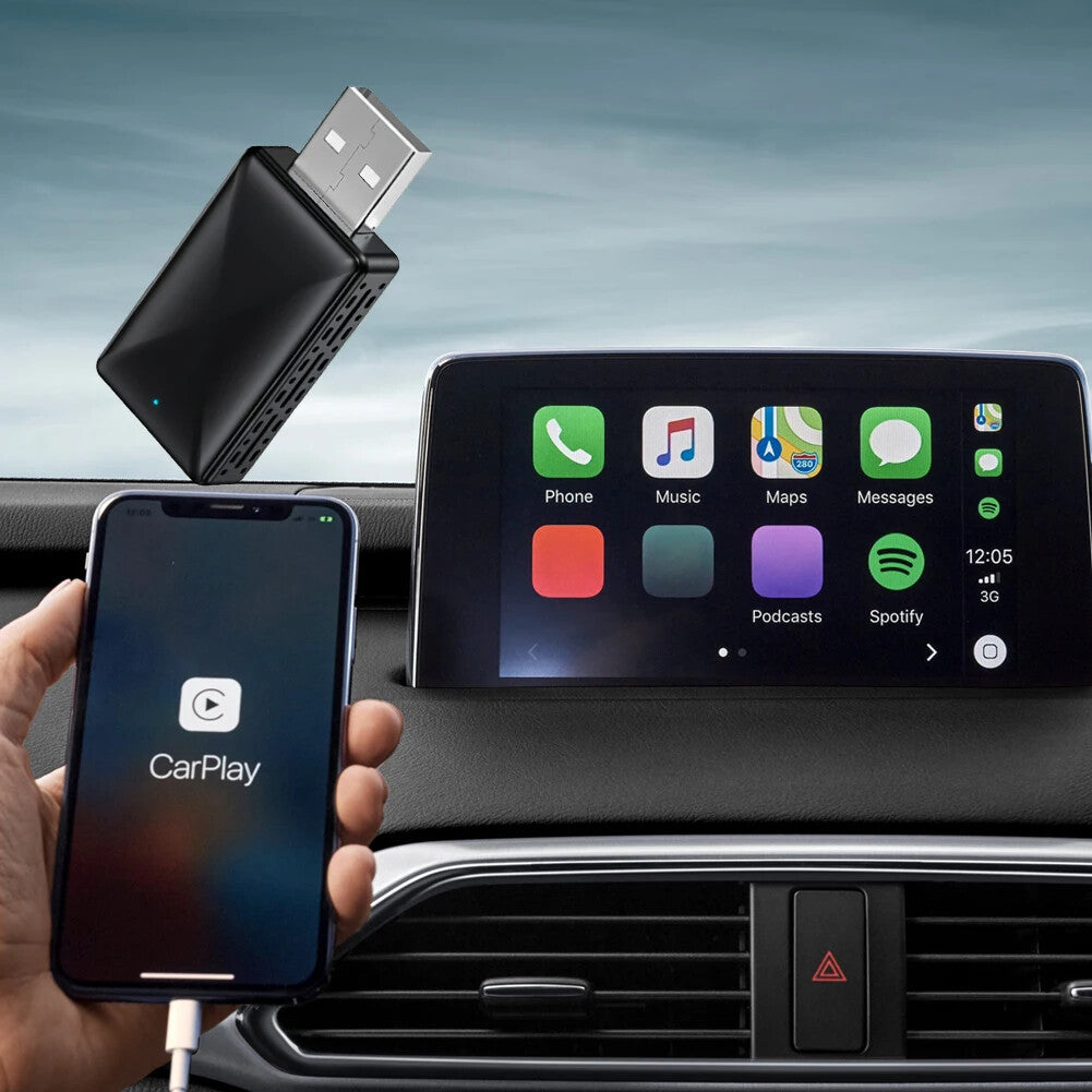 2 in 1 Android Auto Wireless Adapter & Wireless Carplay Adapter Plug & Play Car