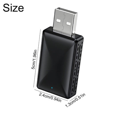 2 in 1 Android Auto Wireless Adapter & Wireless Carplay Adapter Plug & Play Car