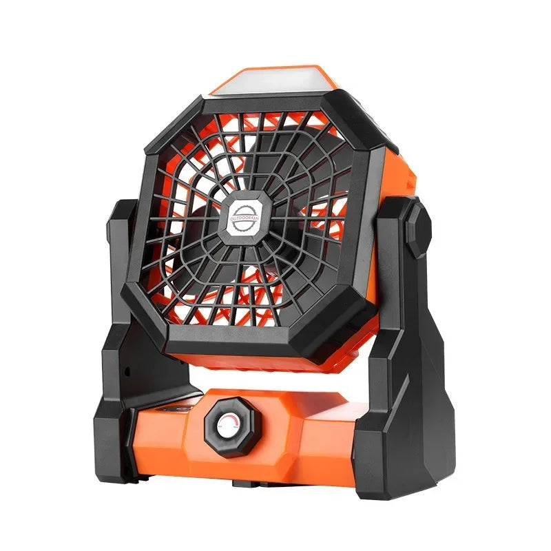 Camping Fan for Tent Fan Rechargeable Fan Portable Fan Battery Powered Fan 7800Mah for Desk Fan with LED Lantern Fan