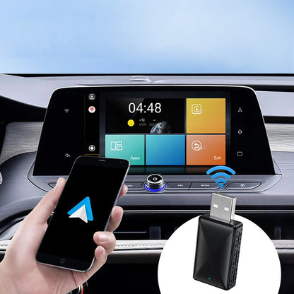 2 in 1 Android Auto Wireless Adapter & Wireless Carplay Adapter Plug & Play Car