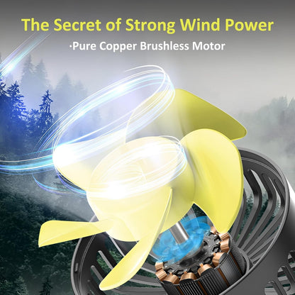 Automotive Electric Fans for Backseat Kids, Dual Head USB Car Amplifier Cooli...